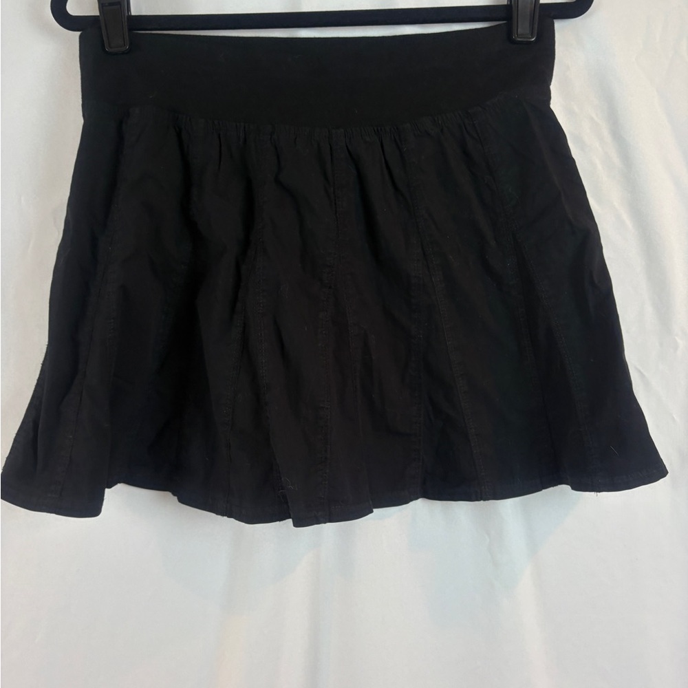XCVI Black A-Line Mini Skirt - Picture 3 of 3